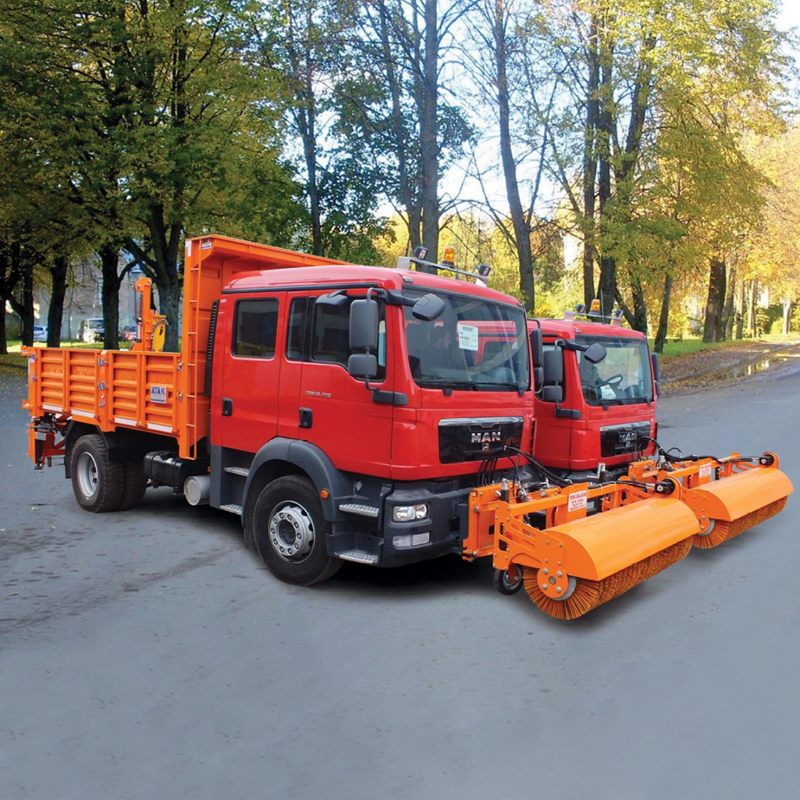 2-3 m³ Road Sweeper for Vehicle Front Installation